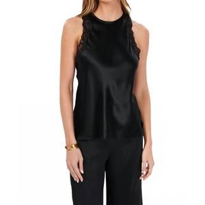 NEW CAMI NYC women's ronan camisole top in black